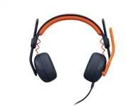 Logitech Zone Learn ausinės su oranžiniu lankeliu