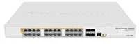 MikroTik | CRS328-24P-4S+RM Gigabit Ethernet POE/POE+ maršrutizatorius/jungiklis | Tvarkoma L3 | Montuojamas ant stovo | Gigabit Ethernet (vario) jungtys kiekis 24x 1GbE | SFP+ jungtys kiekis 4x SFP+ | PoE/Poe+ jungtys kiekis 24 | Maitinimo tipas Vienvietis | 12 mėn.