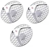 MIKROTIK LHG 5 integruotos antenos, 3 vnt., 5 GHz, 1x RJ45, 100 Mb/s, 24,5 dBi