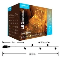 LED lemputės - Modee ML-C20092 20 m 200 LED šiltai baltos girliandos