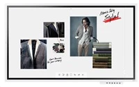 „Monitorius Samsung Flip WM85FX“ – 216 cm (85 colių) WMFX serijos LCD ekranas su LED foniniu apšvietimu – švietimo įstaigoms / verslui – integruota interaktyvi lenta – daugialiečiamasis ekranas – „Tizen OS“ – 4K UHD (2160p) 3840 x 2160 – „Gray-Baltas“