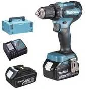 Makita DDF485RFJ Akumuliatorinis gręžtuvas, 18 V, 2x 3,0 Ah Li-ion, 50/25 Nm, 1,7kg, LED, BL-motor, MAKPACK