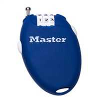 Master Lock Masterlock Universali ergonomiška trosinė spyna su 3 skaičių užraktu, 0,7m (Dydis: Juoda)