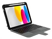 Nillkin Bumper Combo dėklas su klaviatūra versija su pašvietimu) skirtas Apple iPad 10.9 2022/11 2025 juodos spalvos