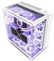NZXT PC dėklas H9 Elite Midi bokštinis langas baltas