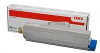 OKI C822 dažų kasetė geltona standartinė talpa 7 300 puslapių 1 pakuotė Geltona toner C822 series (7,3 K)