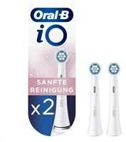 Oral-B | Replaceable Dantų šepetėlis Heads | iO Refill Gentle Care | Heads | Suaugusiems | Šepetėlių skaičius galvutės įeina 2 | Number of teeth brushing modes Does not apply | Baltas