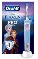 Oral-B | Elektrinis dantų šepetėlis | Vitality PRO Kids Frozen | Įkraunamas | For kids | Šepetėlių skaičius galvutės įeina 1 | Number of teeth brushing modes 2 | Mėlyna