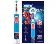 Dantų šepetėlis Oral-B Vitality Pro D103 Kids 3+ Spiderman mėlyna/raudona