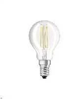 LED lempa OSRAM Filamentinė, P45, 4W, E14, 2700K, 470lm