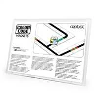 Ozobot Rinkinys iš 18 spalvų koduotų greičio reguliavimo magnetų