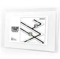 Ozobot Basic rinkinys iš 36 spalvomis koduotų magnetų