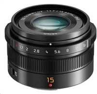 Objektyvas Panasonic Lumix 15mm F/1.7 Leica DG Summilux (Sidabrinis)
