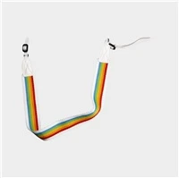 POLAROID CAMERA STRAP FLAT RAINBOW Baltas