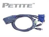 Aten 2 prievadų USB VGA / garso kabelio KVM jungiklis (1,8 m)