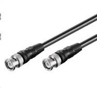 Kabelis MicroConnect BNC - BNC 1m juoda (50423)