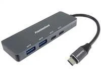 HUB USB PremiumCord PREMIUMCORD Hub USB-C na 2x USB 3.2 Typ-C +2x USB 3.2, 5G SuperSpeed, Aluminum