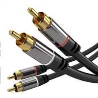 PremiumCord RCA (Cinch) x2 - RCA (Cinch) x2 laidai 1,5 m (kjqccmm015)
