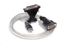 PremiumCord USB-A – RS-232 USB laidas, juodas (ku2-232)