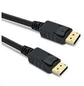 DisplayPort laidas su auksinėmis jungtimis