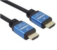 PremiumCord HDMI laidas su mėlynomis jungtimis