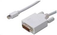 PremiumCord DisplayPort Mini – DVI-D laidas, 2 m baltas (kportadmk02-02)