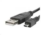 „PremiumCord“ USB-A USB laidas – miniUSB 2 m juodas (ku2m2d)