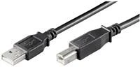 Kabelis USB PremiumCord USB-A - USB-B 2 m Juodas (ku2ab2bk)