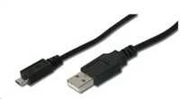 Kabelis USB PremiumCord USB-A - microUSB 5 m Juodas (ku2m5f)