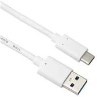 Kabelis USB PremiumCord USB-A - USB-C 1 m Baltas (ku31ck1w)