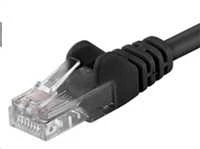 PremiumCord PremiumCord Patch kabelis UTP RJ45-RJ45 CAT6 0,25m juoda