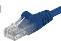 „PremiumCord“ tinklo kabelis RJ-45, Cat.6, UTP, mėlyna, 0,5 m (SP6UTP005B)