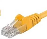 PremiumCord PREMIUMCORD Patch kabelis UTP RJ45-RJ45 level 5e 0,25m žlutá