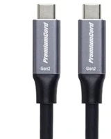 PremiumCord ku31cr5 - Juodas USB-C Cable, 5 m