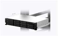 QNAP TS-873AEU-4G NAS/saugojimo serveris Rack (2U) Ryzen Embedded V1500B 4 GB DDR4 0 TB QuTS hero Juodas