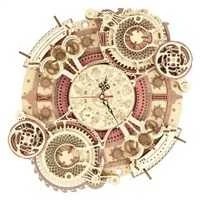 Robotime 3D medinis mechaninis konstruktorius SIENINIS LAIKRODIS