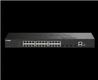 Šakotuvas D-Link | DGS-1530-28/E | 24 prievadų gigabito sudedamas išmanusis valdomas komutatorius | Stalinis / montuojamas į stelažą | Valdomas | Maitinimo šaltinis: AC 100–240 V, 50/60 Hz
