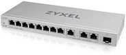 Šakotuvas ZYXEL XGS1250-12 V2, 12-PORT GIGABIT WEBMANAGED DESKTOP SWITCH WITH 8 PORT 1G + 3-PORT MULTIGIG 1/2.5/5/10G + 1-PORT SFP+ (5Y WARRANTY)