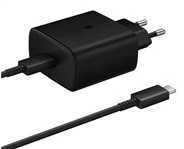 Samsung PD 45W Type-C sieninis pakrovėjas (su laidu) Juodas