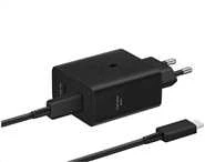 Samsung PD 50W Power Adapteris Duo (w/o cable) Type-Cx1, USBx1 (new) Juodas