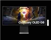 Monitorius Samsung | LS34DG850SUXDU | 34 " | OLED | 21:9 | 175 Hz | 0.03 ms | 3440 x 1440 pikselių | HDMI jungtys quantity 2 | Sidabrinis