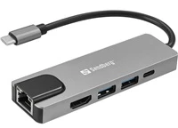Sandberg 336-99 USB-C 5in1 kelioninis dokas-saugykla