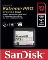 Atminties kortelė SanDisk CFAST 2.0 VPG130 512GB Extreme Pro SDCFSP-512G-G46D