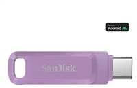 „SanDisk Ultra Dual Drive Go USB Type-C“, levandų spalvos, pasaulinis, EAN: 619659204334