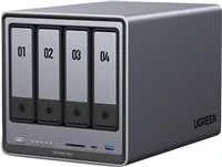 Serveris UGREEN NASync DXP4800 Plus 4 skyrių NAS 0/4 SATA, 0/2 M.2 SSD, 1 x 10 GbE + 1 x 2,5 GbE, 8 GB RAM