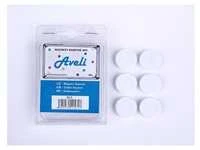 Aveli magnet set, 6pcs, baltas