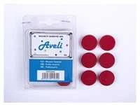 Aveli magnet set, 4pcs, red