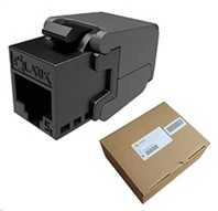 Solarix Keystone CAT5e UTP RJ45 juoda samogwintująca SXKJ-5E-UTP-BK-SA