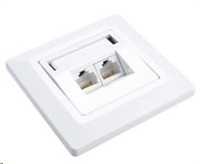 GNIAZDO KOŃCOWE RJ-45 SX9-2-6-UTP-WH SOLARIX