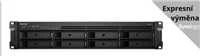 Serveris Synology Sinologija | Rack NAS | RS1221+ | Iki 8 HDD/SSD Hot-Swap | AMD Ryzen | „Ryzen V1500B Quad Core“ | Procesoriaus dažnis 2,2 GHz | 4 GB | DDR4